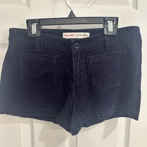 Vintage Abercrombie Kids Navy Courduroy Shorts sz 14